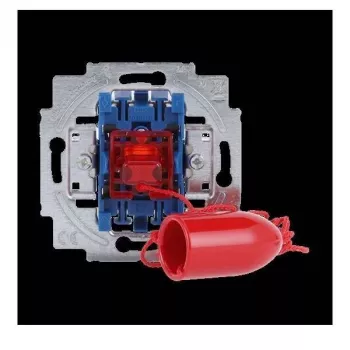 ABB Busch-Jaeger Mecanismo de interruptor de cordão 1 polo contacto de fecho 10A 250V embutir