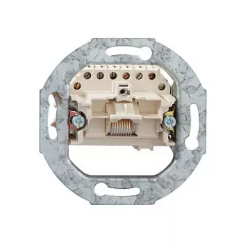 Rutenbeck UAE 8 (8) Up 0 tomada de rede RJ45 de encastrar, Cat.5e, não blindada, branco puro