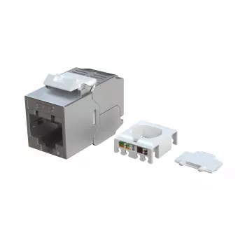 EFB Elektronik E-200130 módulo keystone Slim/Short Cat.6A blindado em zinco fundido 10G