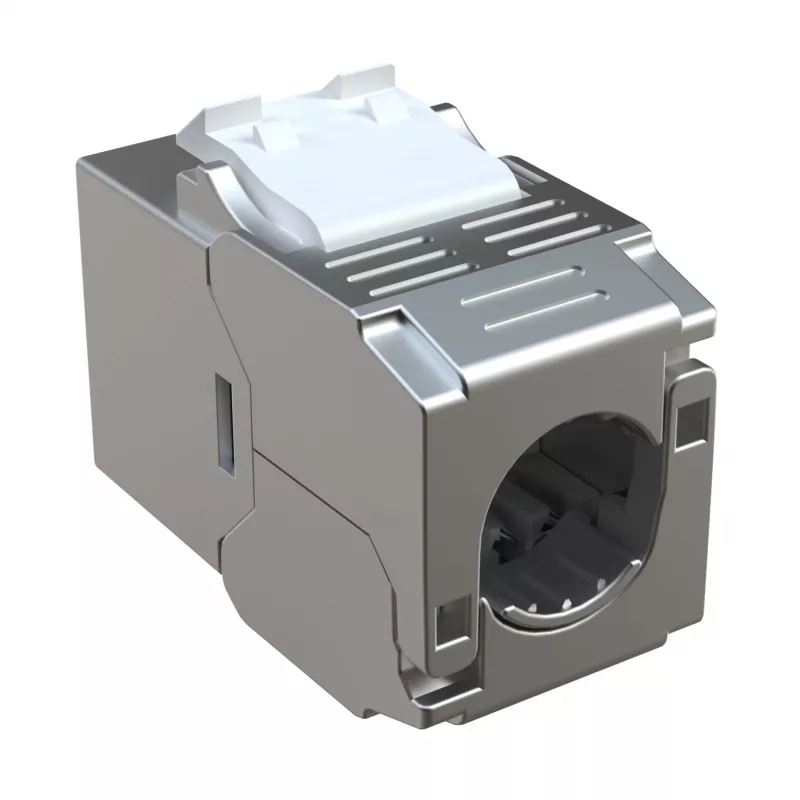 EFB Elektronik E-200130 módulo keystone Slim/Short Cat.6A blindado em zinco fundido 10G