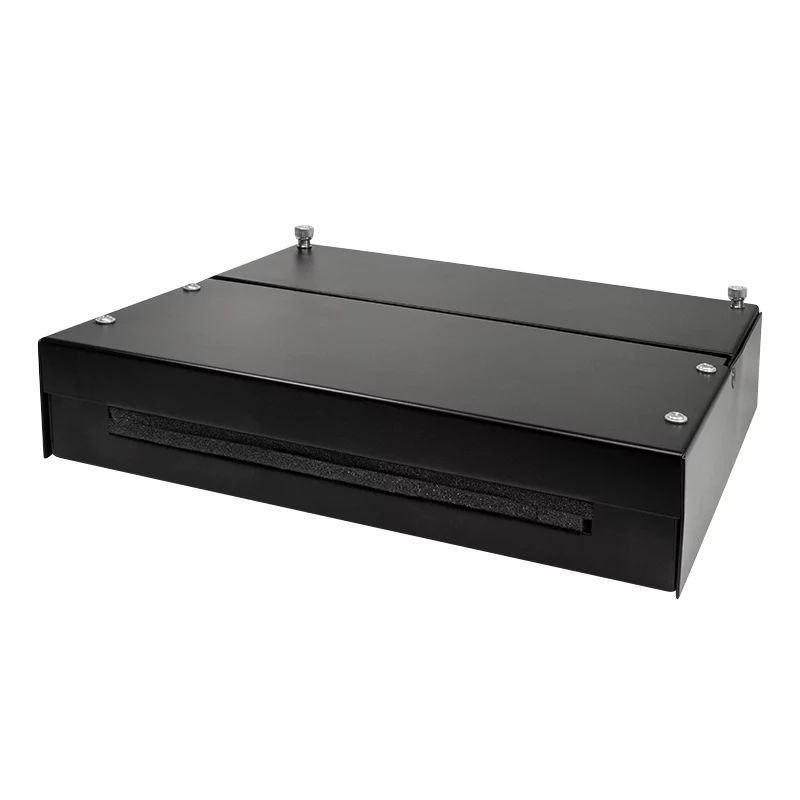 LogiLink caixa de consolidação para 8 ou 12 módulos Keystone, metal, preto