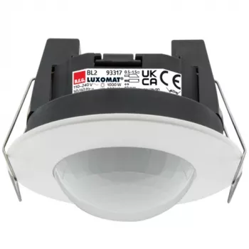 BEG BRCK LUXOMAT BL-2-DE detetor de movimento de encastrar no teto PIR, 360°, 2300 W, branco