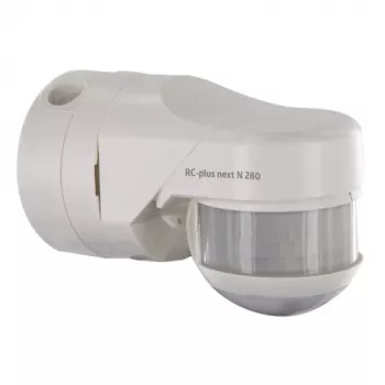 BEG RC-plus next N 280 detetor de movimento branco com ângulo de deteção de 280° e proteção de zona rasteira