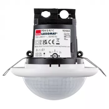B.E.G. LUXOMAT PD4-Slave-K detetor de presença unidade slave para corredores, montagem no teto, branco