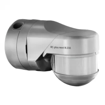 BEG BRCK LUXOMAT RC-plus next N 230 detetor de movimento, aspeto aço inoxidável, deteção 230°, 230V