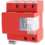 DEHN DEHNventil M2 TNC 255 FM para-raios e descarregador de sobretensão combinado Type 1+2+3, 3 polos, 255 V AC, calha DIN 35 mm