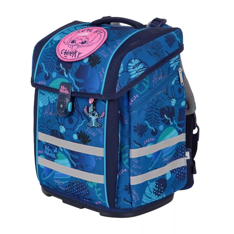 McNeill PERFECTO conjunto de mochila escolar 5 peças Disney Stitch