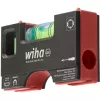 WIHA nível de bolha mini Pocket 8 cm cinzento/vermelho com íman