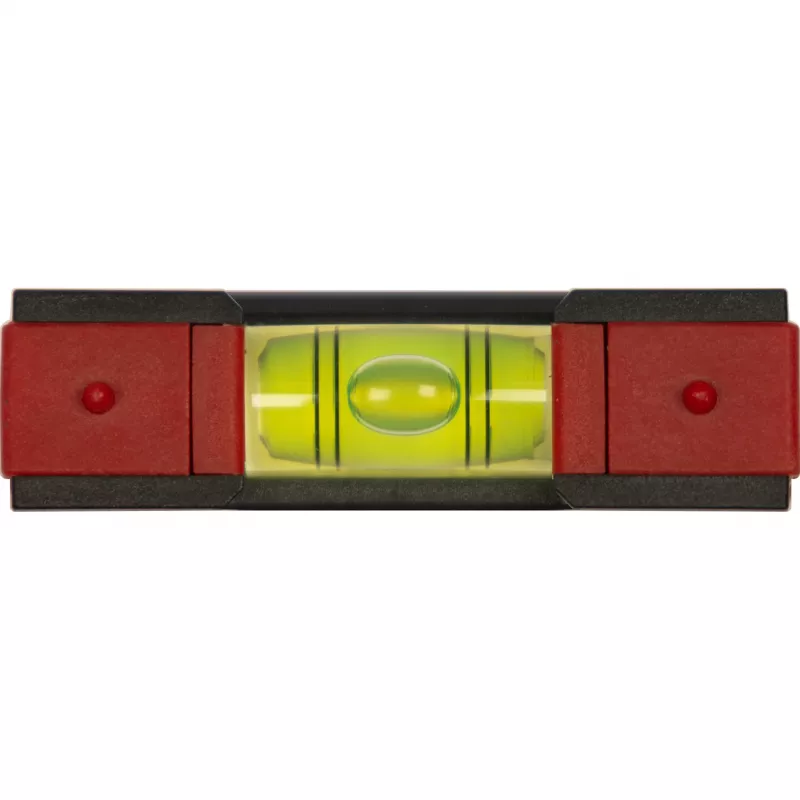 WIHA nível de bolha mini Pocket 8 cm cinzento/vermelho com íman
