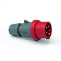 Bals INNOLINQ QC ficha macho CEE 16A 5 polos 400V 6h IP54 vermelho sem parafusos