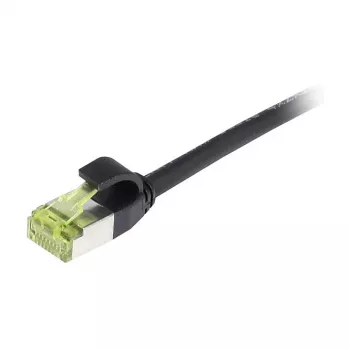 Cabo patch slim Synergy21 CAT6A S/FTP, 3m, preto, 500MHz, LSZH Superflex, RJ45