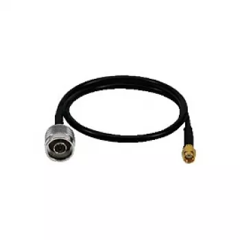 Cabo pigtail WLAN LogiLink WL0104, conector macho N para RP-SMA, 0,5 m, preto