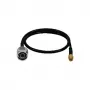 Cabo pigtail WLAN LogiLink WL0104, conector macho N para RP-SMA, 0,5 m, preto