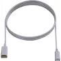 Cabo de extensão Bachmann 356.900 3m H05VV-F 3G1.5mm² ficha Schuko macho para conector Schuko fêmea 16A 230V preto
