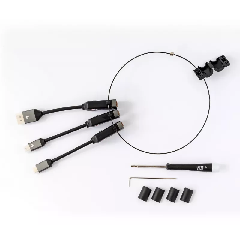 Kindermann anel adaptador HDMI 4K60 - alumínio