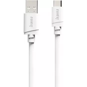 Hama Cabo USB-A para USB-C, 2 m, branco