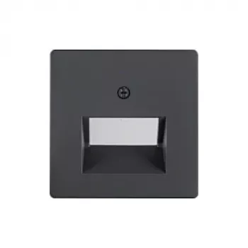 Berker 14096086 placa central para UAE/E-DAT/Telekom ISDN-S, branco polar brilhante