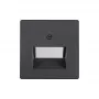 Berker 14096086 placa central para UAE/E-DAT/Telekom ISDN-S, branco polar brilhante