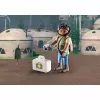 Playmobil 71082 Dragons: The Nine Realms - Plowhorn & D'Angelo com função de explosão de rocha de cristal