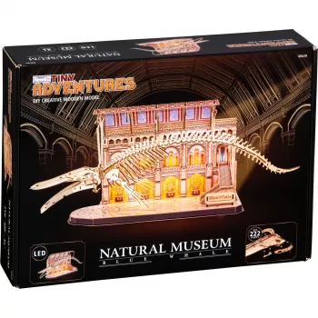 Revell Tiny Adventures Natural Museum kit de modelo para montar baleia-azul