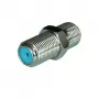 WISI DV 46HQ adaptador coaxial conector fêmea F para conector fêmea F, 75 Ohm, 5-2400 MHz, blindagem classe A, latão niquelado