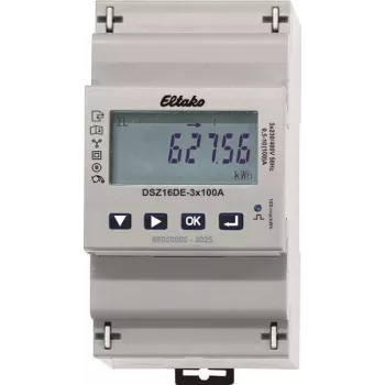 Eltako DSZ16DE-3x100A Contador de energia trifásico, medição direta, não calibrado, 100 A