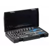 GEDORE 1/4 polegada Conjunto de chaves de caixa 20 IMU-3, 33 peças, sextavado 4-14 mm, catraca 72 dentes
