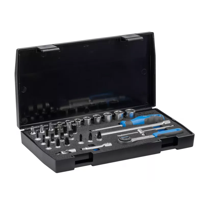 GEDORE 1/4 polegada Conjunto de chaves de caixa 20 IMU-3, 33 peças, sextavado 4-14 mm, catraca 72 dentes