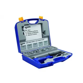 Gesipa PolyGrip® Junior Caixa de rebites – Sortido de rebites cegos de 352 peças em mala metálica