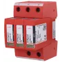 DEHN DG M TNC ACI 275 FM Tipo 2 para-raios de sobretensão, 3 polos, 275 V AC, com sinalização remota