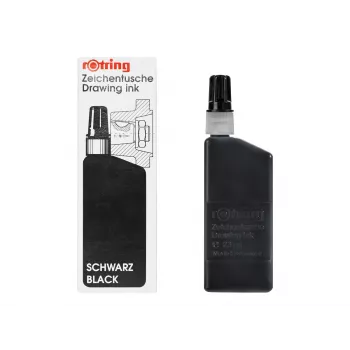 rOtring Isograph tinta pigmentada preta 23 ml para instrumentos de desenho técnico