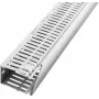 Calha de cabos Licatec 60 x 80 mm isenta de halogéneos cinzento claro 2m