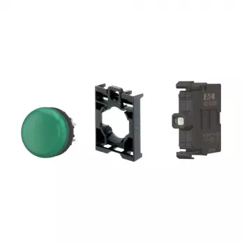 Eaton M22-L-G-LED-BVP luz LED verde, 22,5 mm, 12-30 V AC/DC, IP66/IP67/IP69K