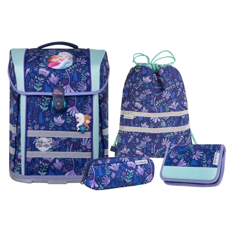 McNeill PERFECTO conjunto de mochila escolar 5 peças Disney Frozen II