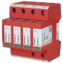 DEHNguard DG M TNS 275 para-raios tipo 2, 4 polos, 275 V AC, 40 kA, IP20, calha DIN