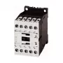 EATON Moeller DILM9-01 24 V DC contactor 3 polos, 9 A, 4 kW, 1 contacto auxiliar NC, ligações por parafuso, montagem em calha DIN