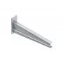 NIEDAX KTAS400 braço de parede para cargas pesadas 145x430mm galvanizado a quente