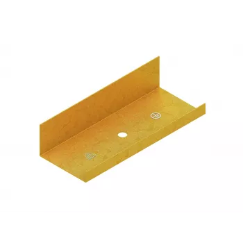 NIEDAX LST26.030 conector para calhas de cabos, aço galvanizado a quente, 300 mm