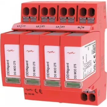 DEHN DG MP TNS 275 dispositivo de proteção contra sobretensões tipo 2 4 polos 275V AC 20kA