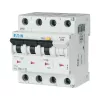 Interruptor diferencial com proteção de circuito Eaton FRBM6-C16/3N/003-A (RCBO), 4 polos, 16 A, 30 mA, tipo A, curva C, 10 kA
