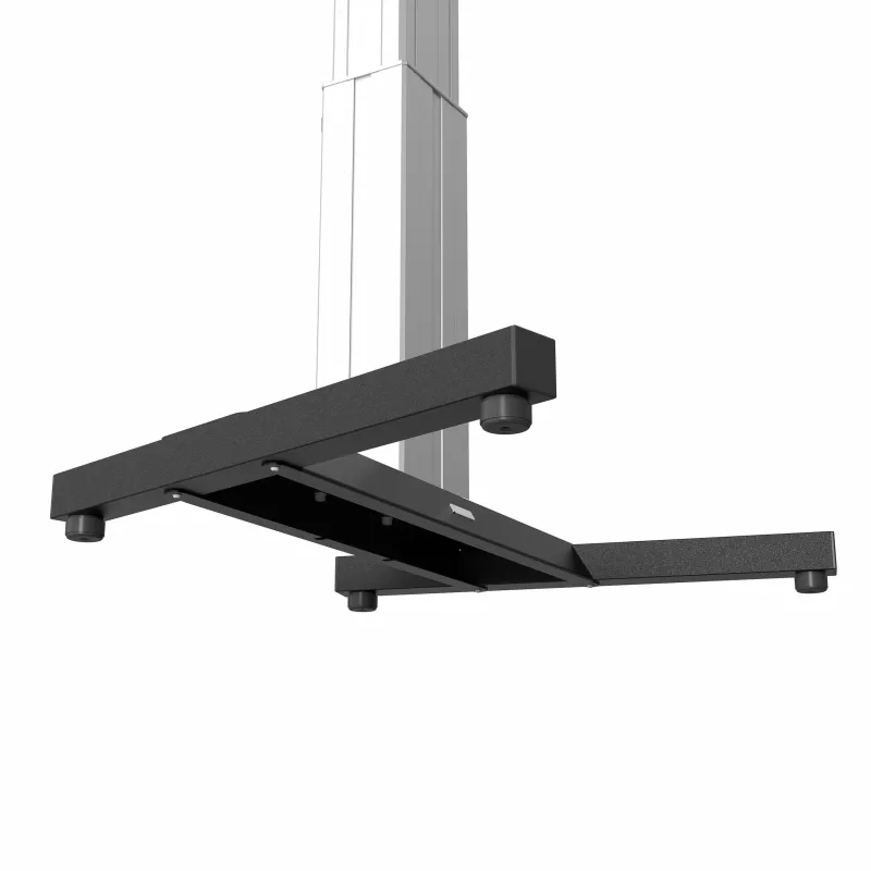 Conjunto de deslizadores de chão Kindermann para DisplayLift mobil – conjunto de conversão para suporte em pé, 4 peças, preto