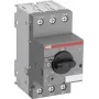 Disjuntor de proteção de motor ABB MS116-0.4, 0,4 A, 3 polos, térmico-magnético