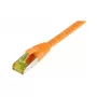 Cabo de patch CAT6A S/FTP SYNERGY21 S217692, RJ45, 7,5 m, laranja, LSZH, 500 MHz, 10 Gbit/s