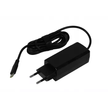 ALLNET Fonte de alimentação USB-C GaN 90W com cabo de 1,8 m - preto
