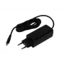 ALLNET Fonte de alimentação USB-C GaN 90W com cabo de 1,8 m - preto