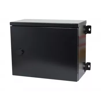 ALLNET Caixa de parede para calha DIN T223mm preta IP55 série SO-DIN
