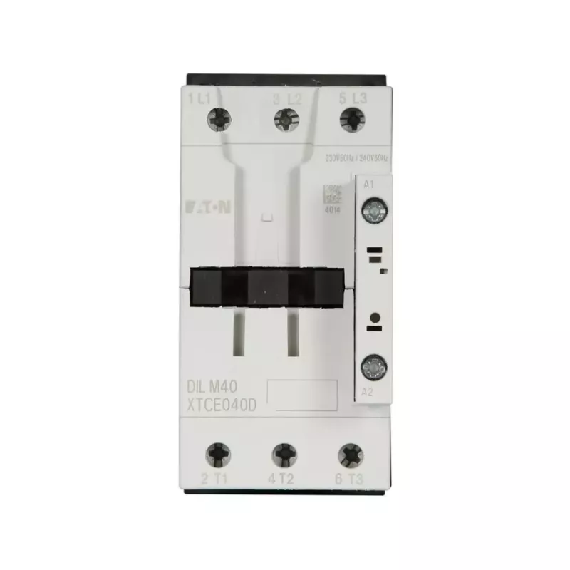 Eaton DILM40 Contator tripolar, bobina 230 V 50 Hz / 240 V 60 Hz, 18,5 kW AC-3 400 V, 1NO+1NC