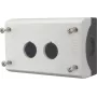 Eaton M22-I2 Caixa vazia para 2 elementos de comando, montagem saliente, cinzento claro RAL 7035