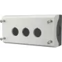 Eaton M22-I3 Caixa de superfície, 3 aberturas, cinzento RAL 7035, IP66/IP67/IP69K, 80x153x56mm