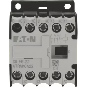 Eaton DILER-22 Contator auxiliar, 4 polos, 2NO+2NC, bobina 230V 50Hz / 240V 60Hz